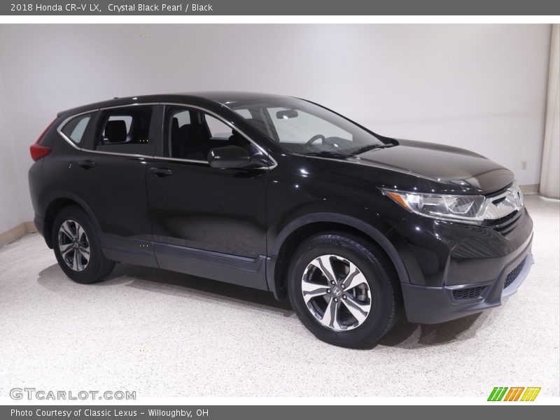 Crystal Black Pearl / Black 2018 Honda CR-V LX