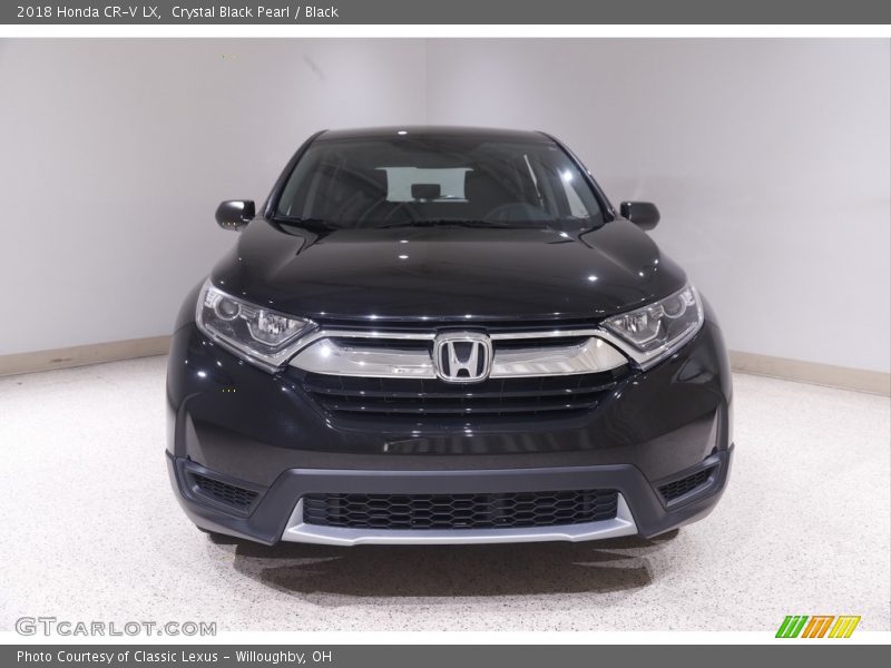 Crystal Black Pearl / Black 2018 Honda CR-V LX