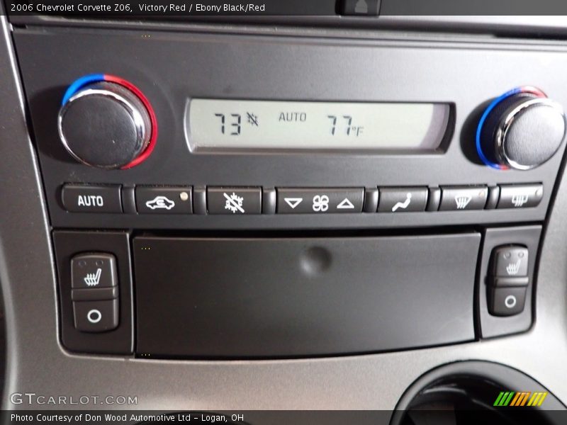 Controls of 2006 Corvette Z06