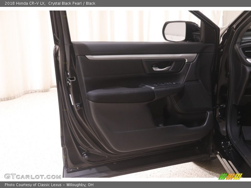 Crystal Black Pearl / Black 2018 Honda CR-V LX