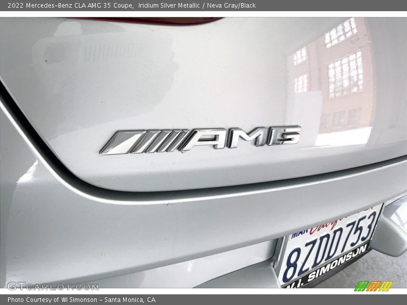 Iridium Silver Metallic / Neva Gray/Black 2022 Mercedes-Benz CLA AMG 35 Coupe