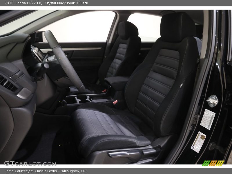 Crystal Black Pearl / Black 2018 Honda CR-V LX