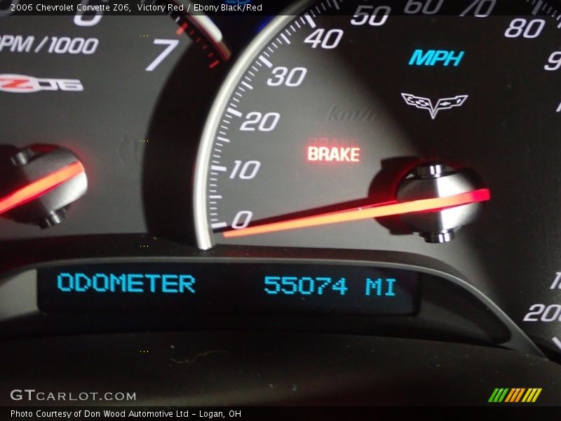 Victory Red / Ebony Black/Red 2006 Chevrolet Corvette Z06