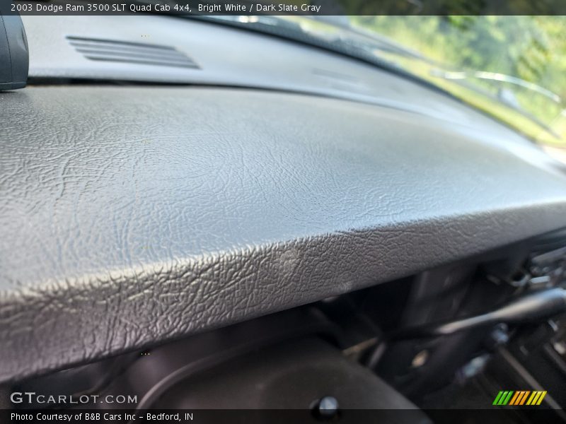 Bright White / Dark Slate Gray 2003 Dodge Ram 3500 SLT Quad Cab 4x4