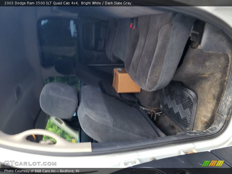 Bright White / Dark Slate Gray 2003 Dodge Ram 3500 SLT Quad Cab 4x4