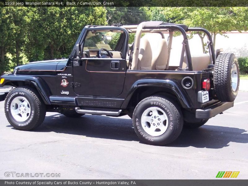 Black / Camel/Dark Green 1999 Jeep Wrangler Sahara 4x4