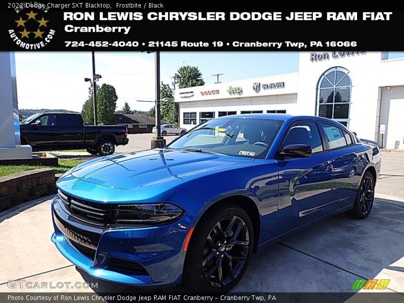 Frostbite / Black 2022 Dodge Charger SXT Blacktop