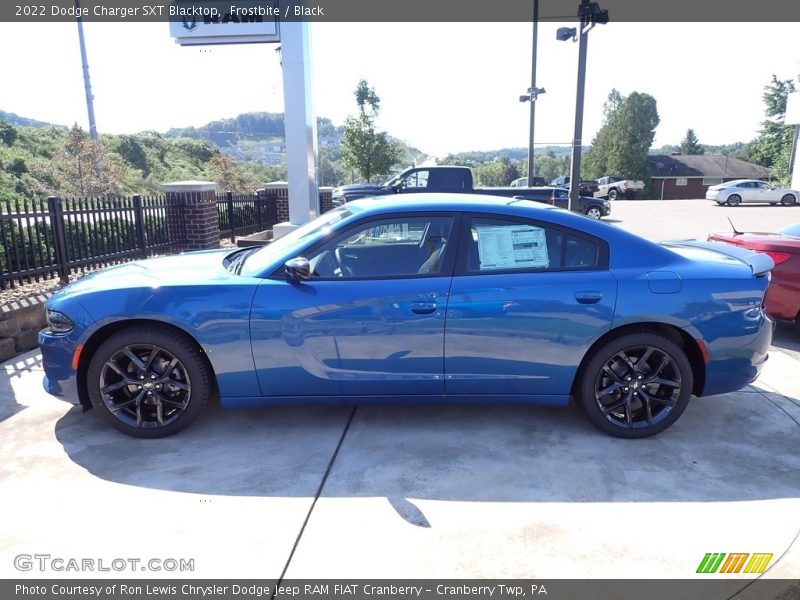 Frostbite / Black 2022 Dodge Charger SXT Blacktop