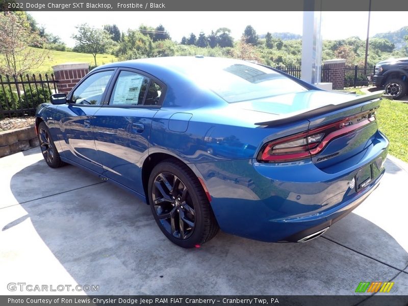 Frostbite / Black 2022 Dodge Charger SXT Blacktop