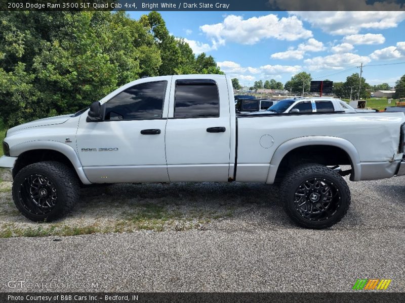 Bright White / Dark Slate Gray 2003 Dodge Ram 3500 SLT Quad Cab 4x4