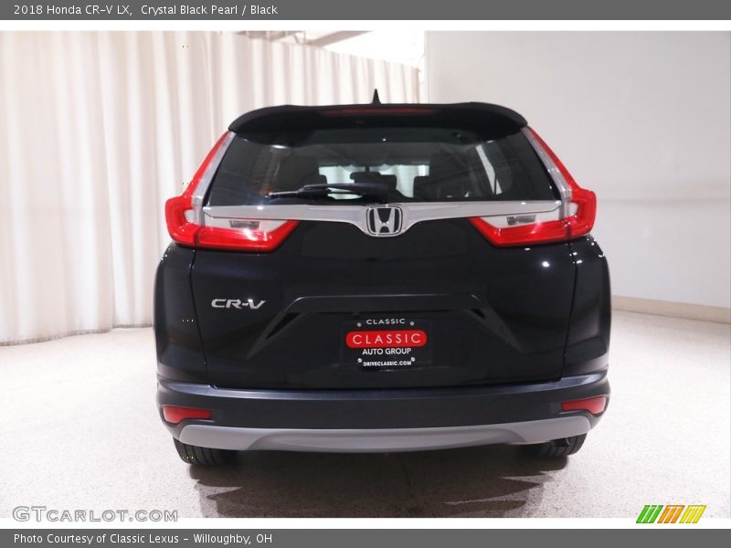 Crystal Black Pearl / Black 2018 Honda CR-V LX