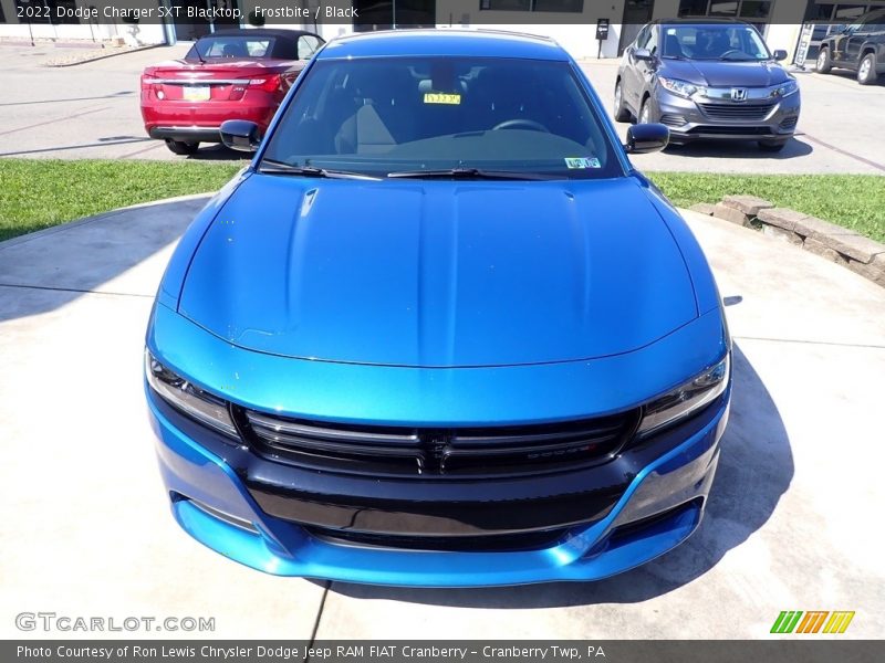 Frostbite / Black 2022 Dodge Charger SXT Blacktop