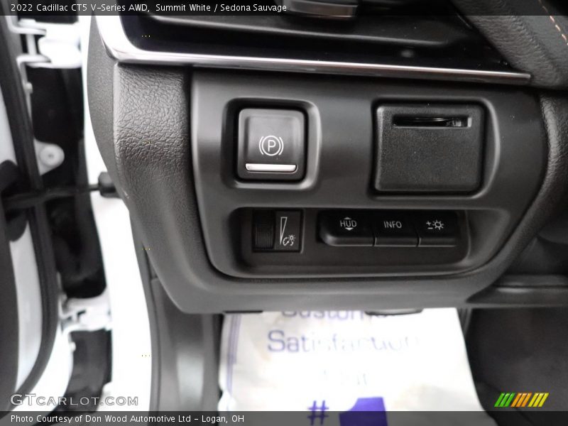 Controls of 2022 CT5 V-Series AWD