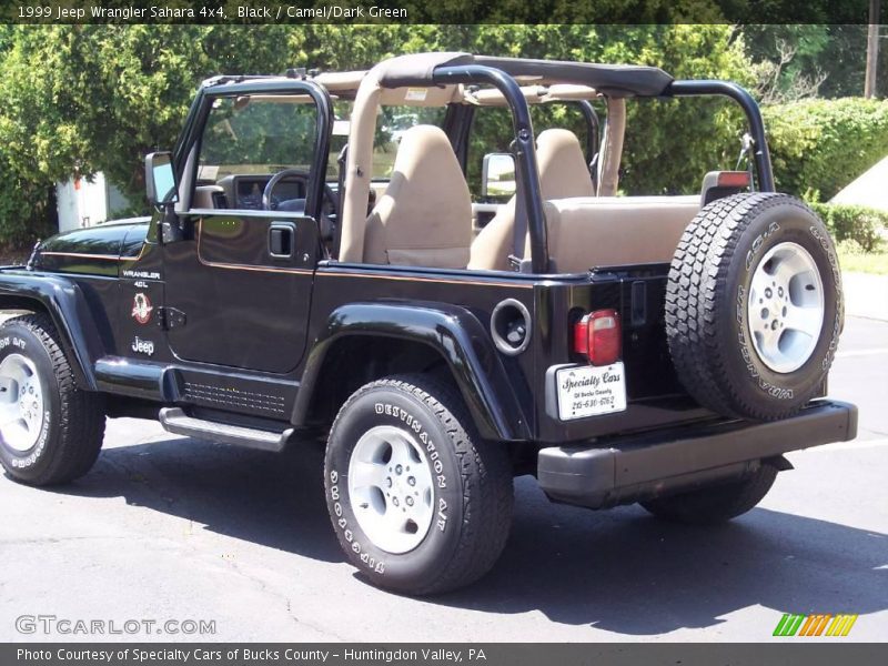 Black / Camel/Dark Green 1999 Jeep Wrangler Sahara 4x4