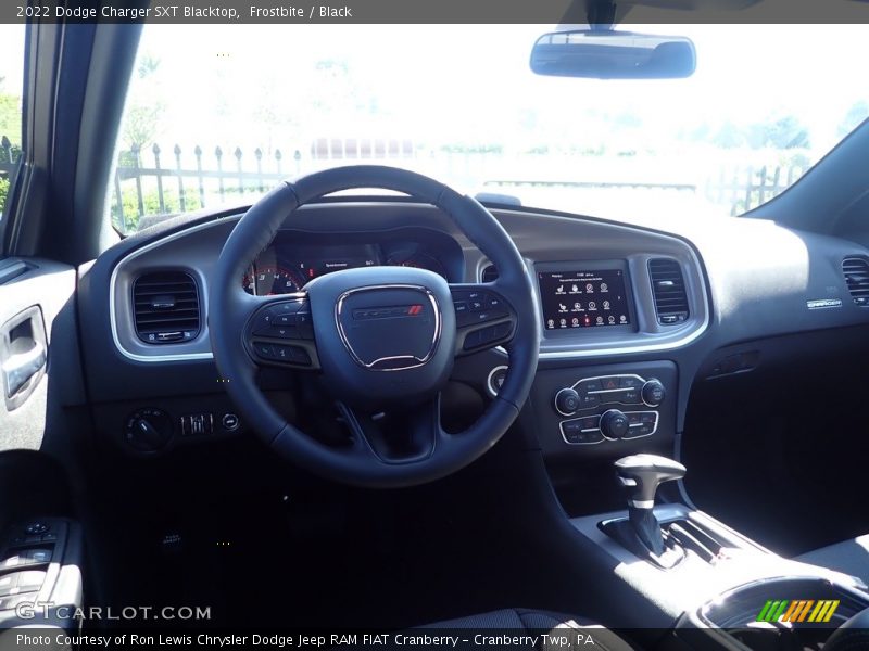 Frostbite / Black 2022 Dodge Charger SXT Blacktop