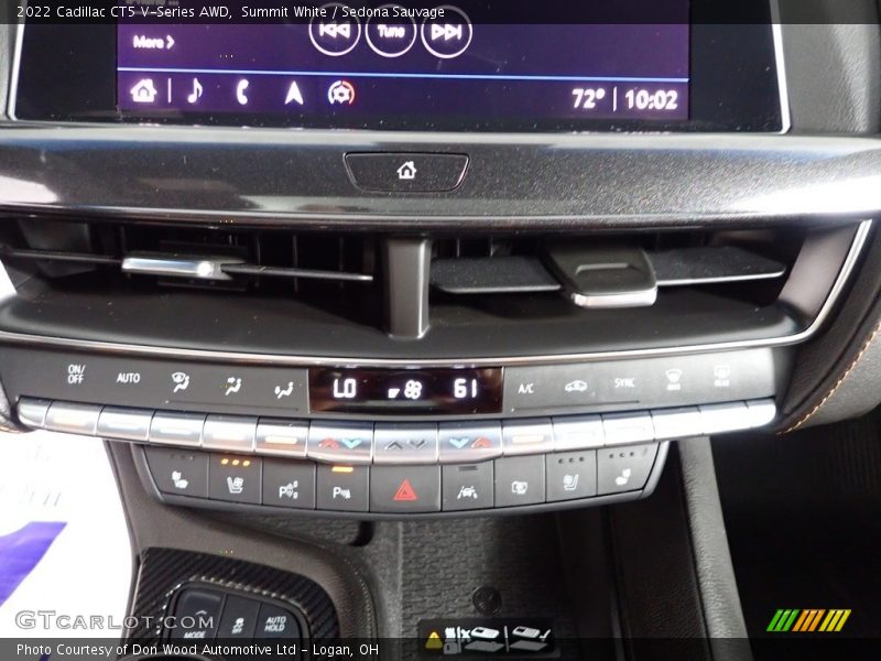 Controls of 2022 CT5 V-Series AWD