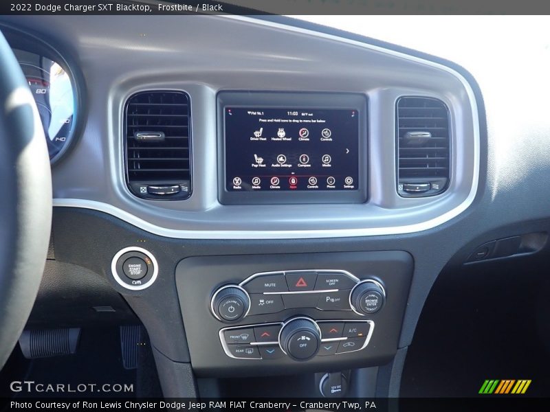 Frostbite / Black 2022 Dodge Charger SXT Blacktop