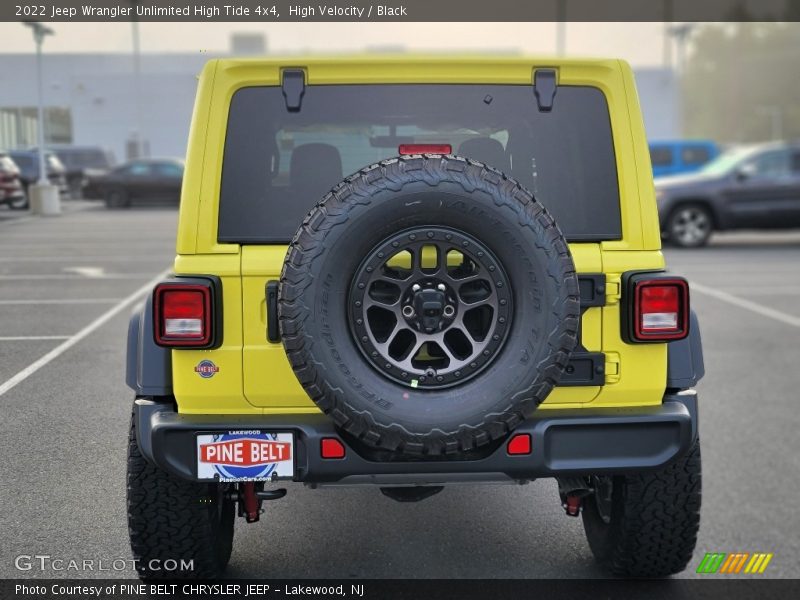 High Velocity / Black 2022 Jeep Wrangler Unlimited High Tide 4x4