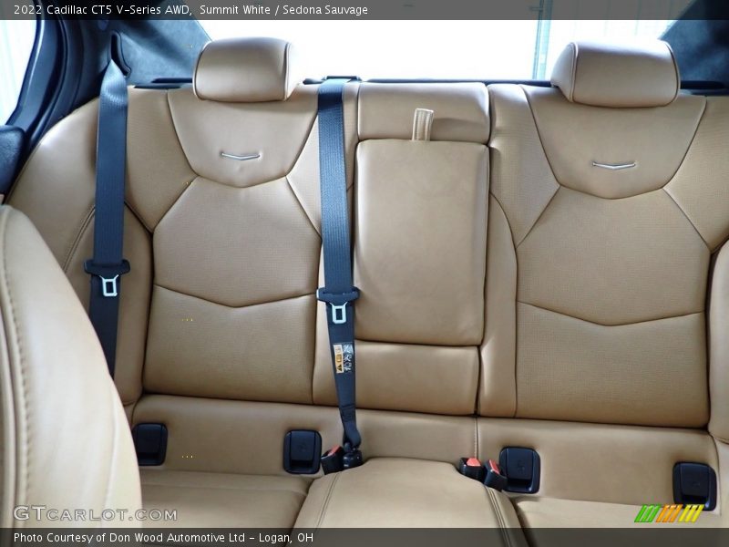 Rear Seat of 2022 CT5 V-Series AWD