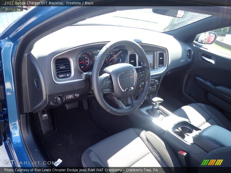 Frostbite / Black 2022 Dodge Charger SXT Blacktop