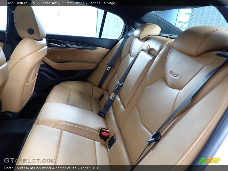 Rear Seat of 2022 CT5 V-Series AWD