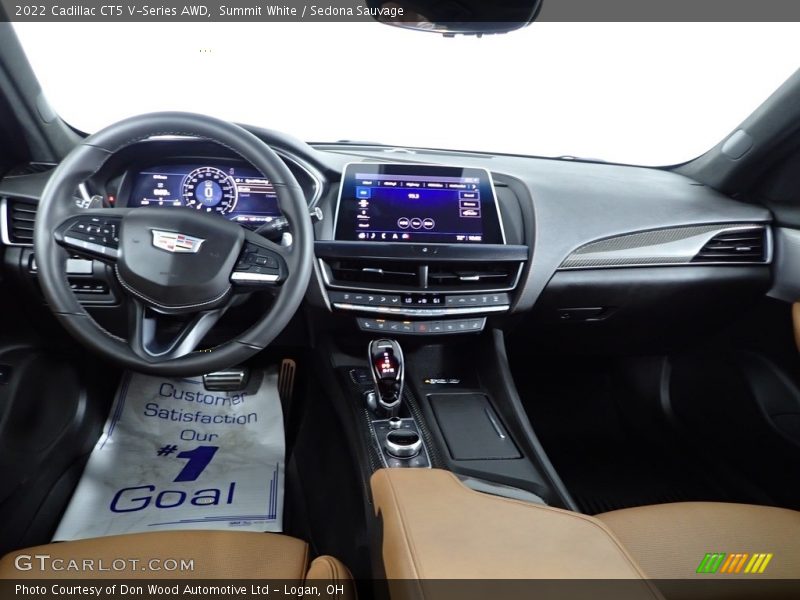 Dashboard of 2022 CT5 V-Series AWD