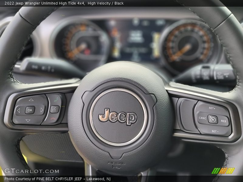 High Velocity / Black 2022 Jeep Wrangler Unlimited High Tide 4x4