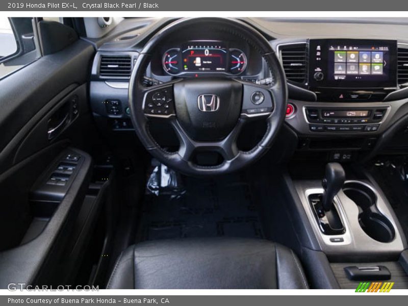 Crystal Black Pearl / Black 2019 Honda Pilot EX-L