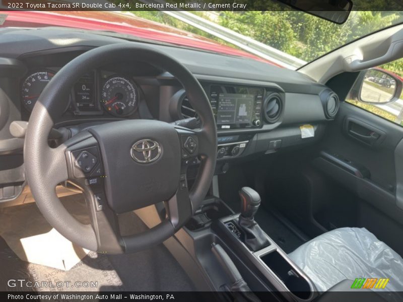 Barcelona Red Metallic / Cement Gray 2022 Toyota Tacoma SR Double Cab 4x4