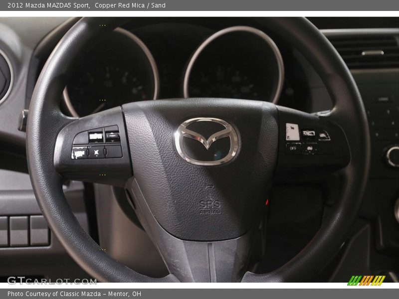 Copper Red Mica / Sand 2012 Mazda MAZDA5 Sport