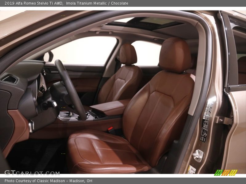 Front Seat of 2019 Stelvio Ti AWD