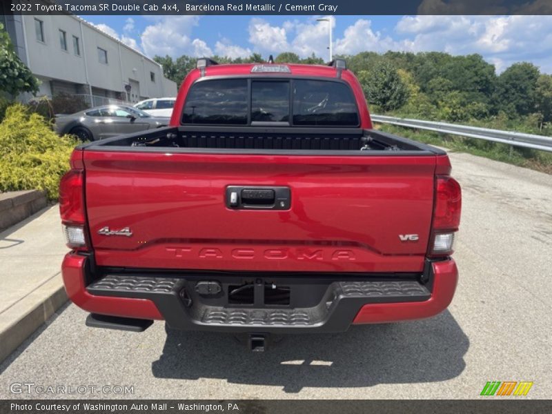 Barcelona Red Metallic / Cement Gray 2022 Toyota Tacoma SR Double Cab 4x4