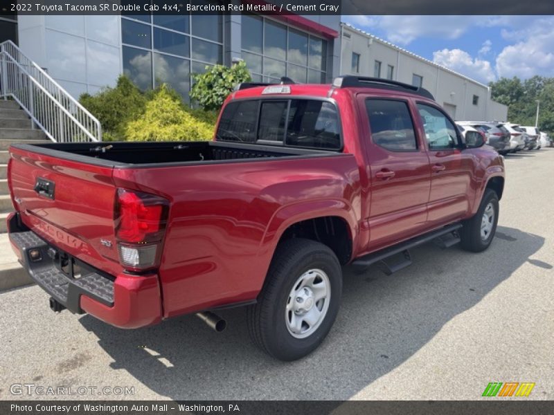 Barcelona Red Metallic / Cement Gray 2022 Toyota Tacoma SR Double Cab 4x4