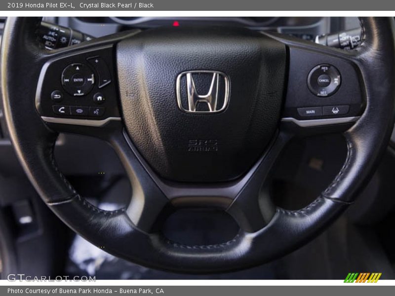 Crystal Black Pearl / Black 2019 Honda Pilot EX-L