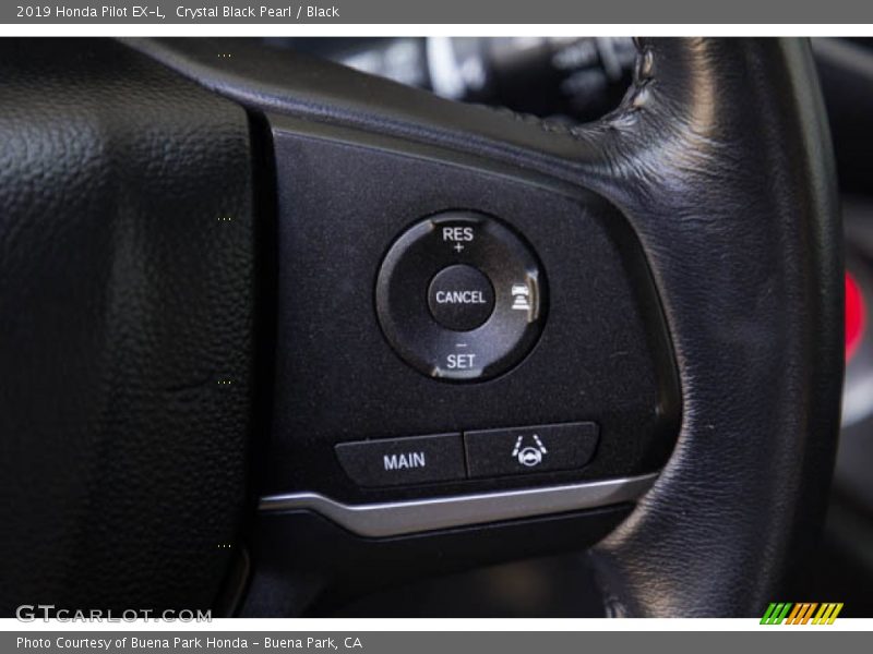 Crystal Black Pearl / Black 2019 Honda Pilot EX-L