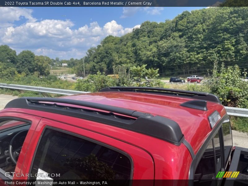 Barcelona Red Metallic / Cement Gray 2022 Toyota Tacoma SR Double Cab 4x4