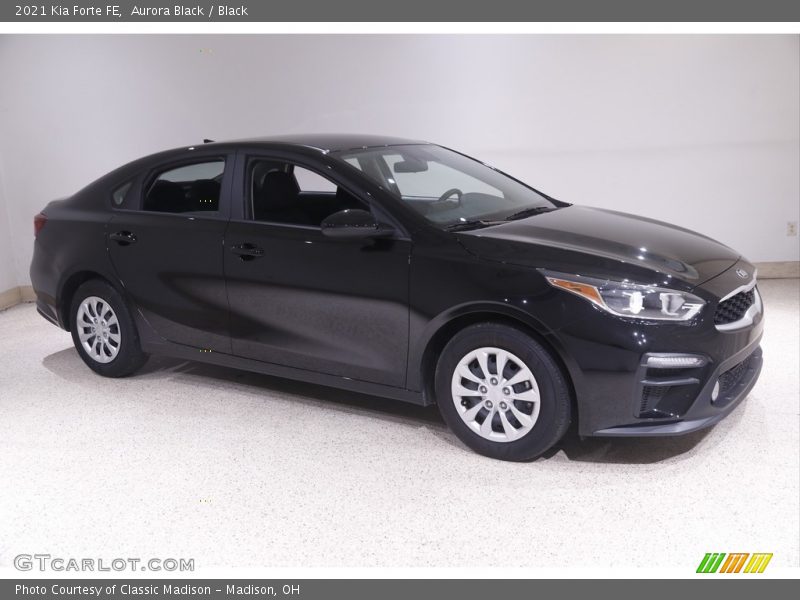 Aurora Black / Black 2021 Kia Forte FE