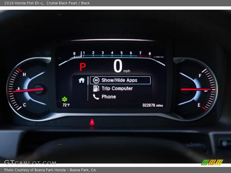 Crystal Black Pearl / Black 2019 Honda Pilot EX-L
