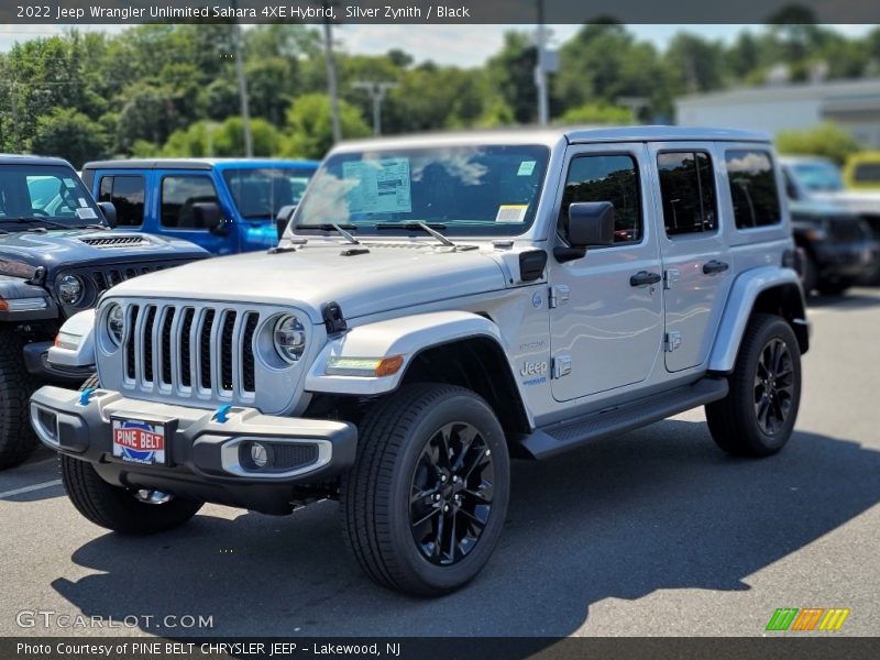 Silver Zynith / Black 2022 Jeep Wrangler Unlimited Sahara 4XE Hybrid