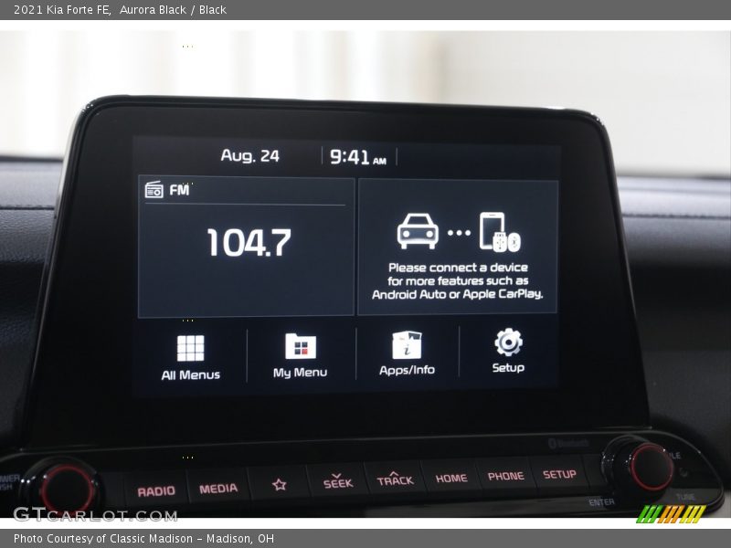 Aurora Black / Black 2021 Kia Forte FE