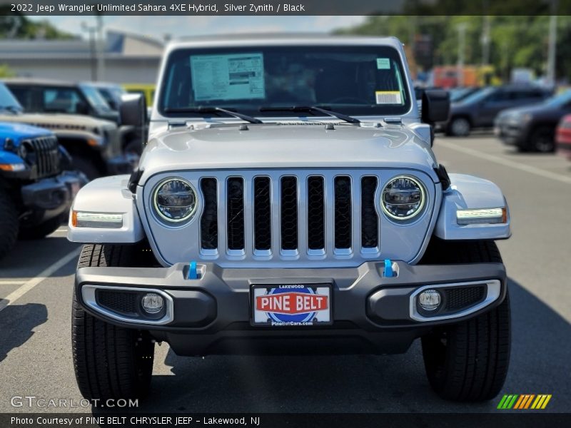 Silver Zynith / Black 2022 Jeep Wrangler Unlimited Sahara 4XE Hybrid