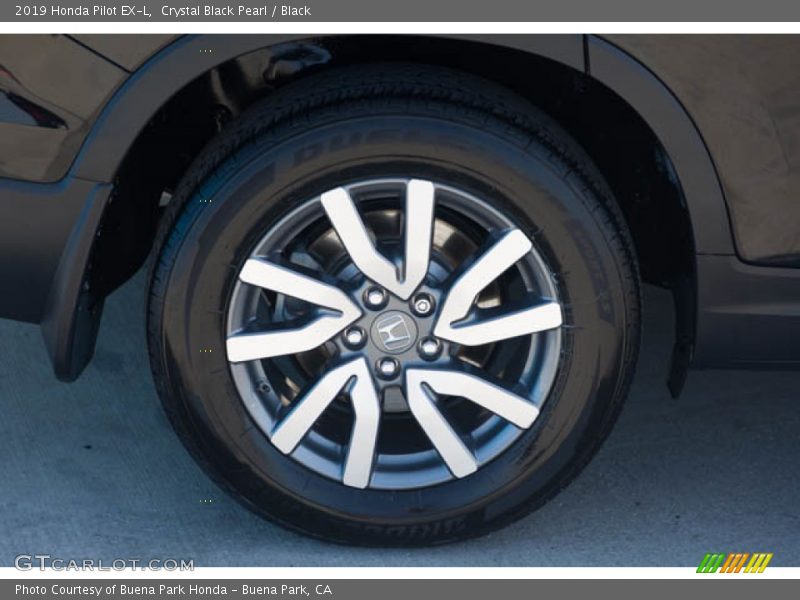 Crystal Black Pearl / Black 2019 Honda Pilot EX-L