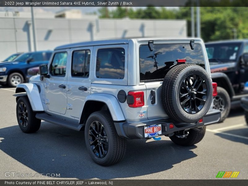 Silver Zynith / Black 2022 Jeep Wrangler Unlimited Sahara 4XE Hybrid