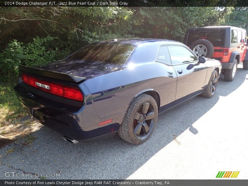 Jazz Blue Pearl Coat / Dark Slate Gray 2014 Dodge Challenger R/T