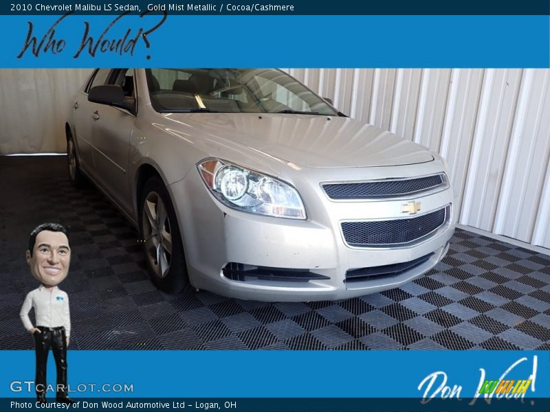 Gold Mist Metallic / Cocoa/Cashmere 2010 Chevrolet Malibu LS Sedan