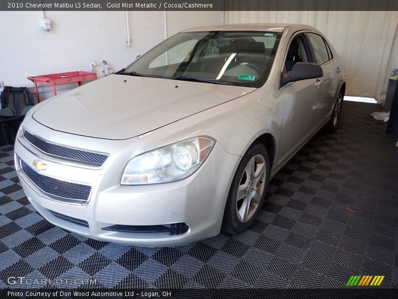 Gold Mist Metallic / Cocoa/Cashmere 2010 Chevrolet Malibu LS Sedan