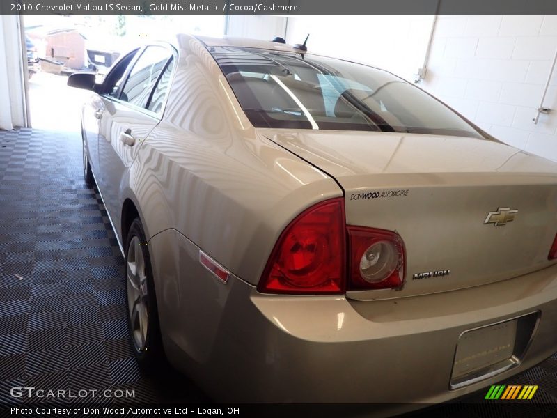 Gold Mist Metallic / Cocoa/Cashmere 2010 Chevrolet Malibu LS Sedan