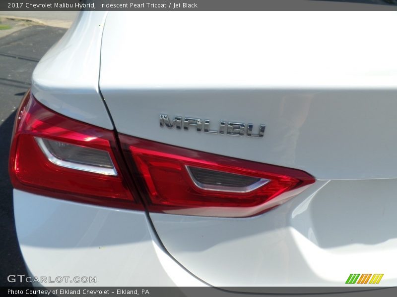 Iridescent Pearl Tricoat / Jet Black 2017 Chevrolet Malibu Hybrid