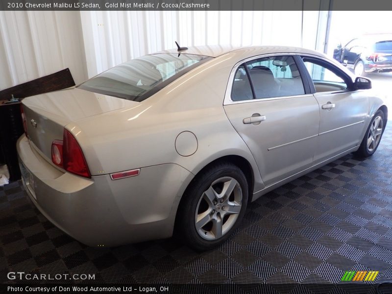 Gold Mist Metallic / Cocoa/Cashmere 2010 Chevrolet Malibu LS Sedan
