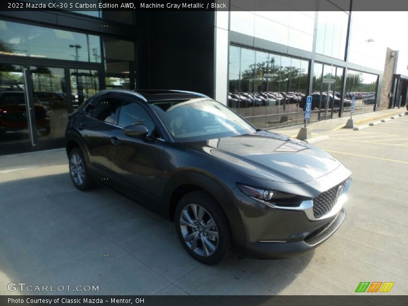Machine Gray Metallic / Black 2022 Mazda CX-30 S Carbon Edition AWD
